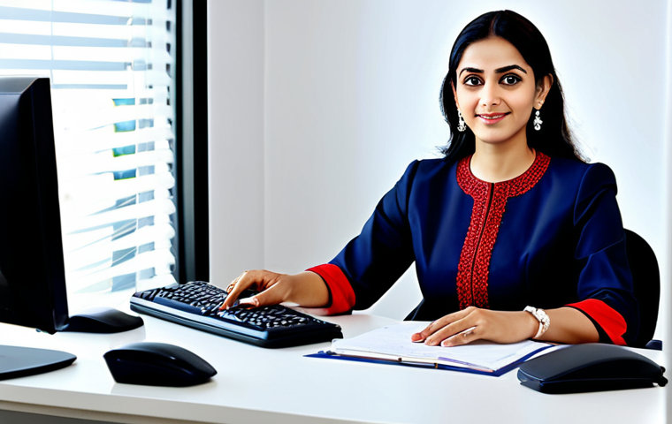 Professional Woman in Office**

"A professional businesswoman, fully clothed in a modest salwar kameez, sitting at a clean desk in a modern office setting, appropriate attire, safe for work, perfect anatomy, natural pose, professional digital art, high resolution, well-formed hands, proper finger count, family-friendly."

**